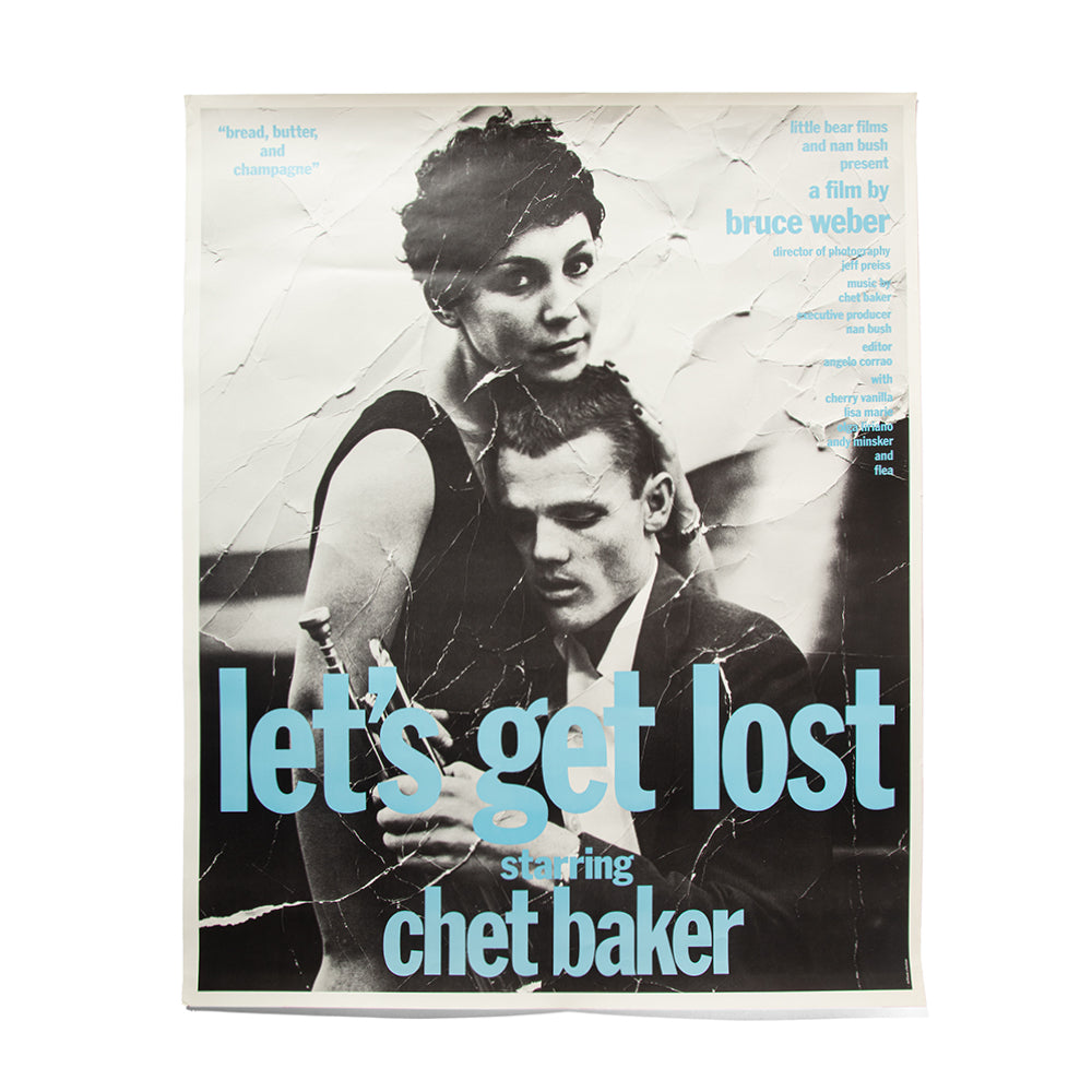 80-90s Let's get lost film by Bruce Weber poster – weber