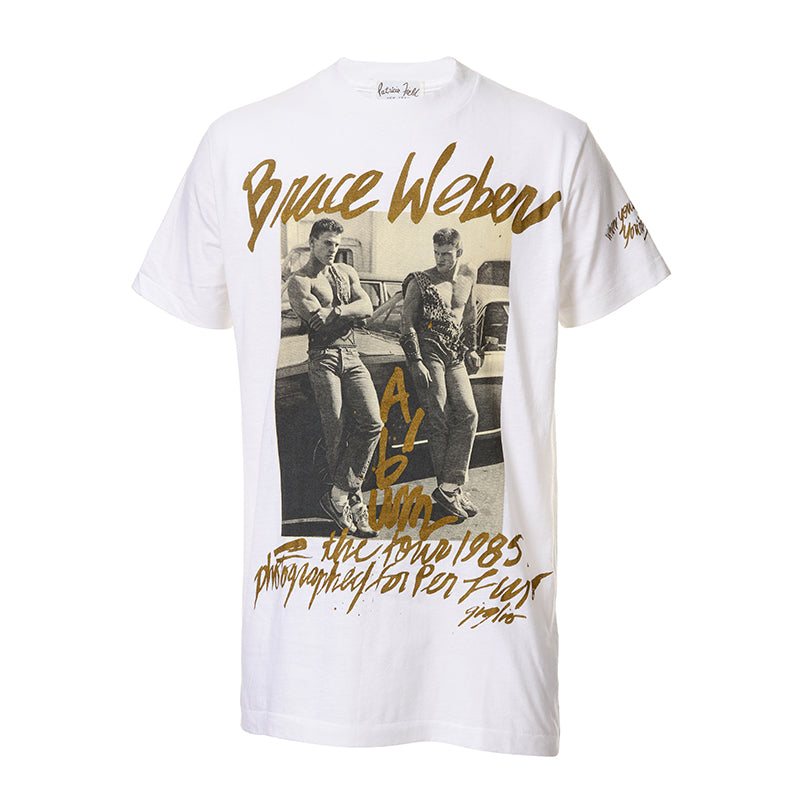 80s White tiger Photography by Bruce Weber t shirt-- – weber