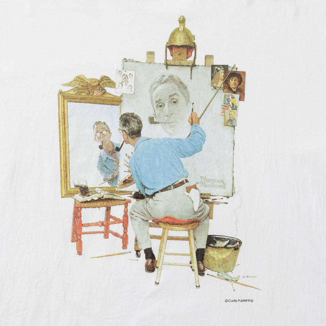 90s Norman Rockwell 100th Birthday Collection t shirt