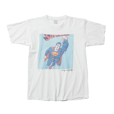 90s Andy warhol "Superman" test print t shirt