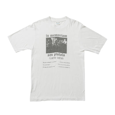 70-80s Sex Pistoles "memoriam" T-shirt