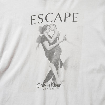 90s Calvin Klein "ESCAPE"  t shirt