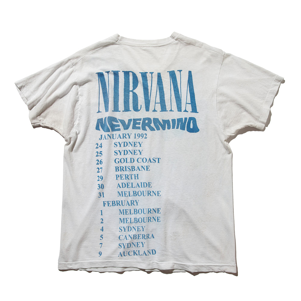 90s Nirvana "Nevermind"Australia tour t shirt