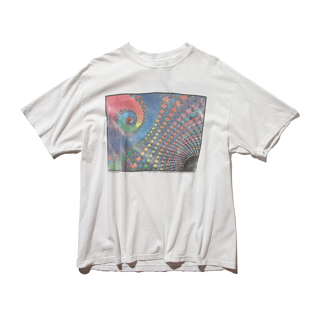 90s Fractal art t shirt