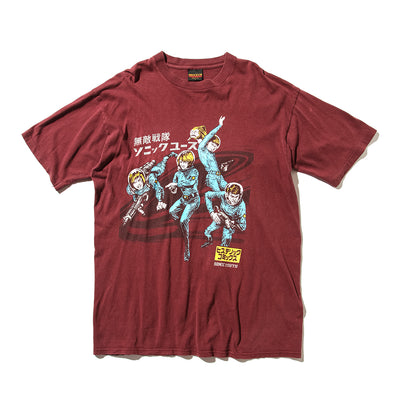 90s HYSTERIC GLAMOUR x SONIC YOUTH ''無敵戦隊ソニックユース'' t shirt