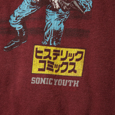 90s HYSTERIC GLAMOUR x SONIC YOUTH ''無敵戦隊ソニックユース'' t shirt