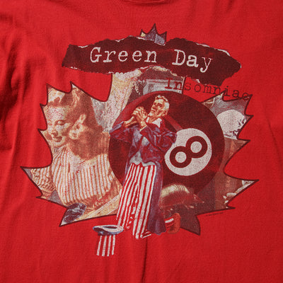 90s green day Insomniac Canadian tour t shirt