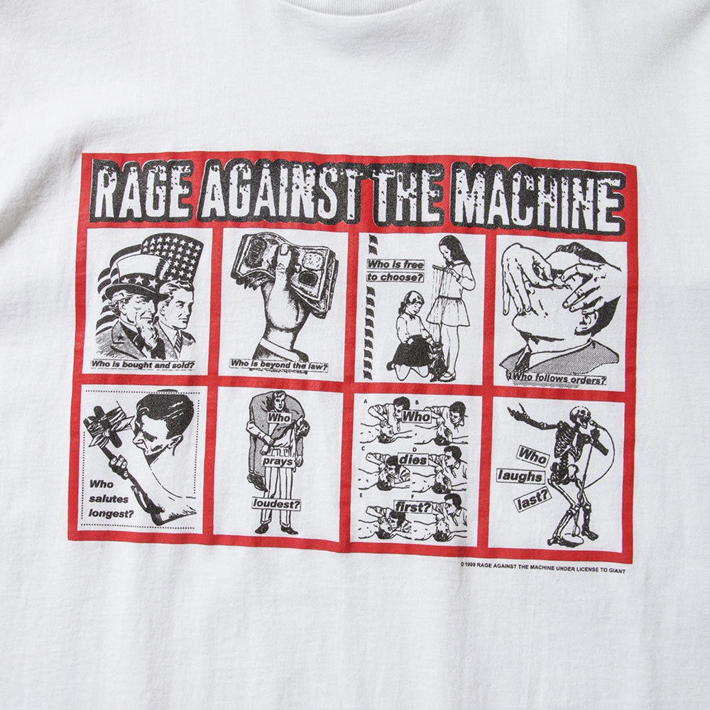 90s Rage Against the Machine art work by Barbara Kruger t-shirt