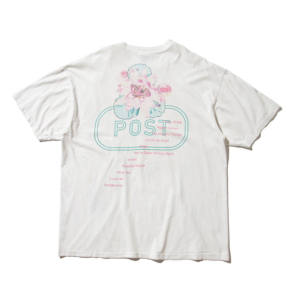 90s Bjork "POST" BACKSTAGE PASS t shirt