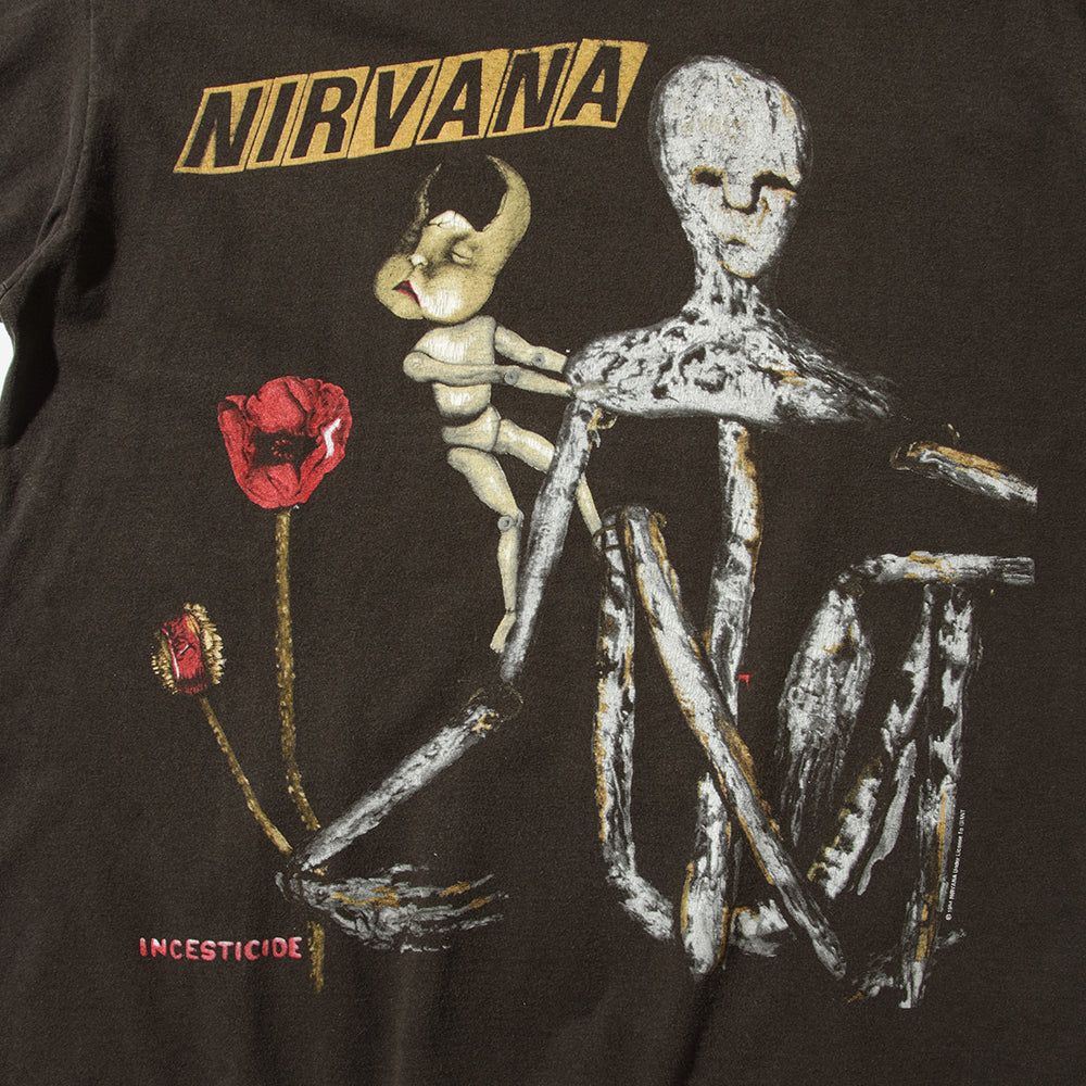 90s Nirvana "INCESTICIDE" t shirt