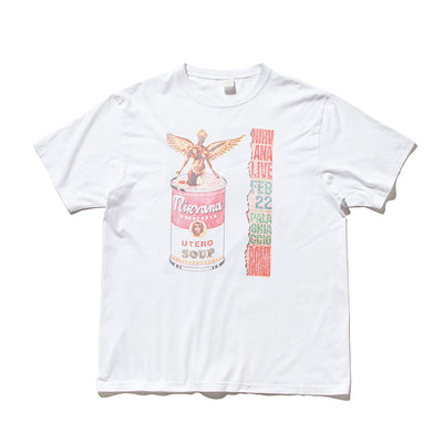 90s NIRVANA "IN UTERO in ROMA" T-shirt