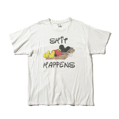 00s "Shit Happens" parody  t shirt