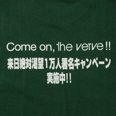 90s Come on ,the verve[ヴァーヴ、来日してください] t shirt