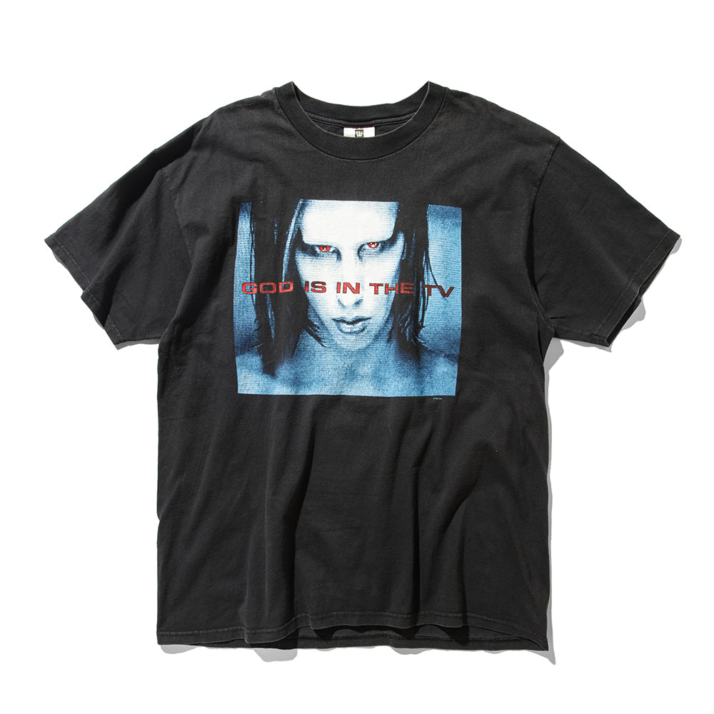 90s  Marilyn Manson "God is in the TV" t shirt