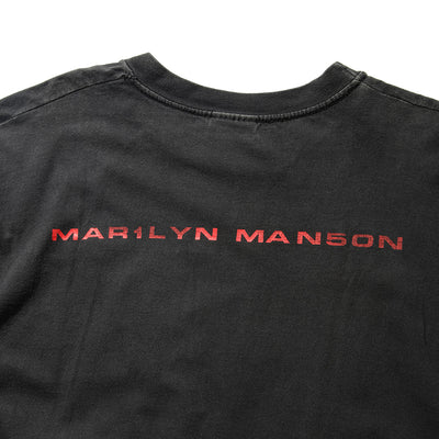 90s  Marilyn Manson "God is in the TV" t shirt