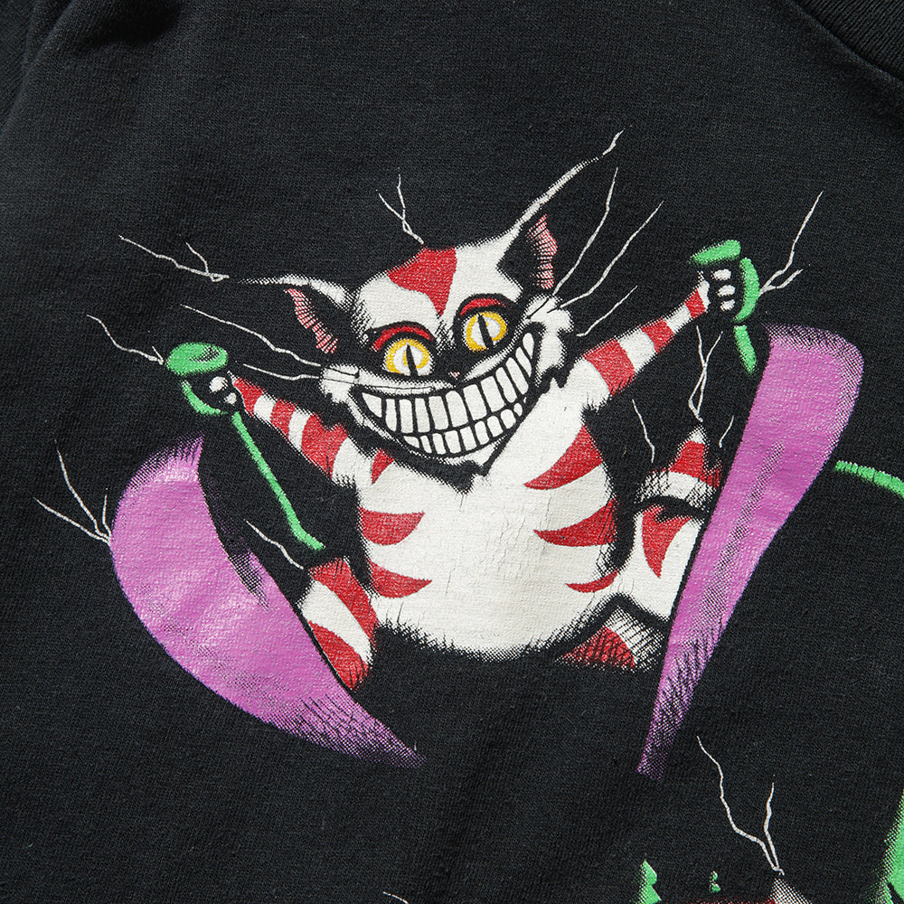 90s Alice's Adventures in Wonderland "CHESHIRE CAT" long sleeve t shirt