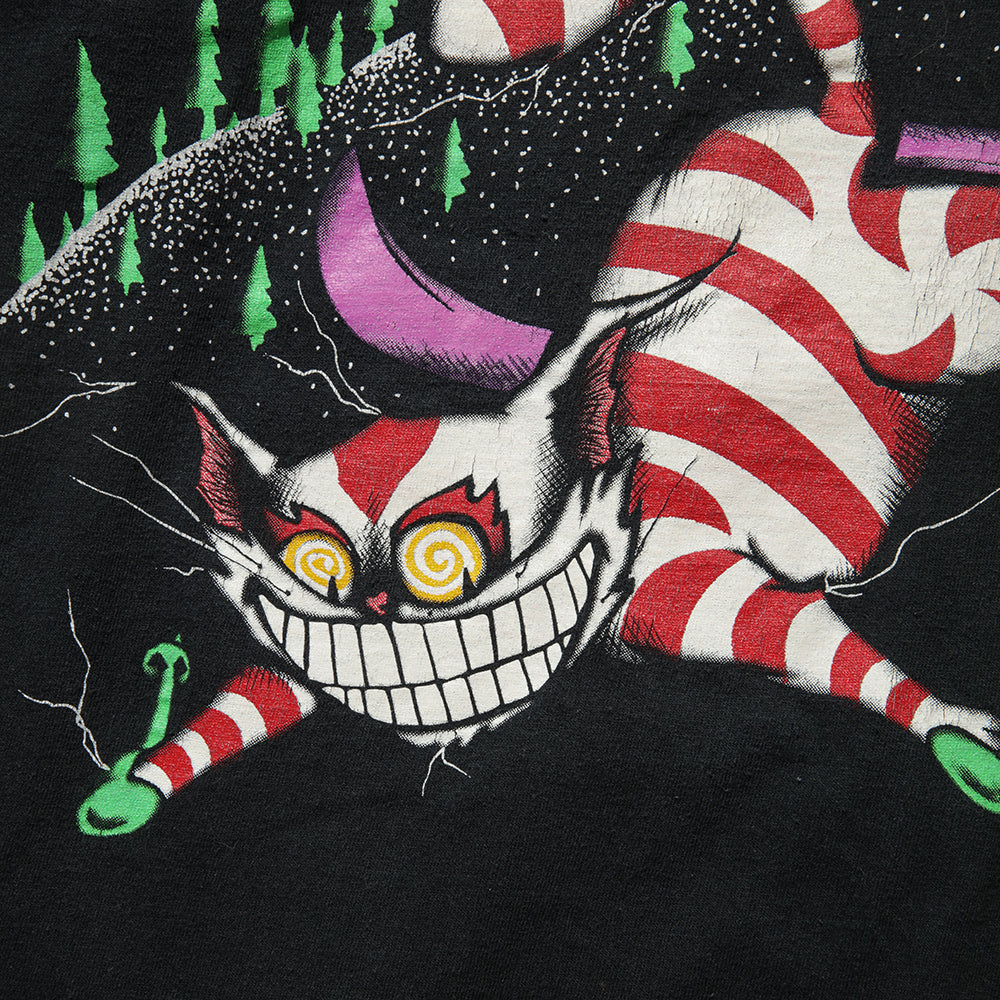 90s Alice's Adventures in Wonderland "CHESHIRE CAT" long sleeve t shirt