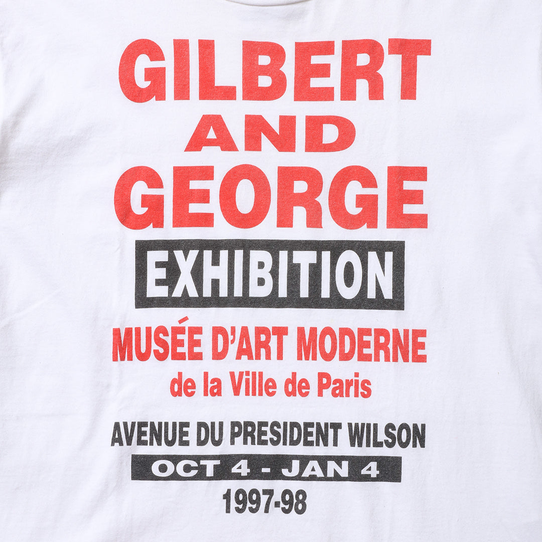 90s agnes b.×Gilbert and George t shirt