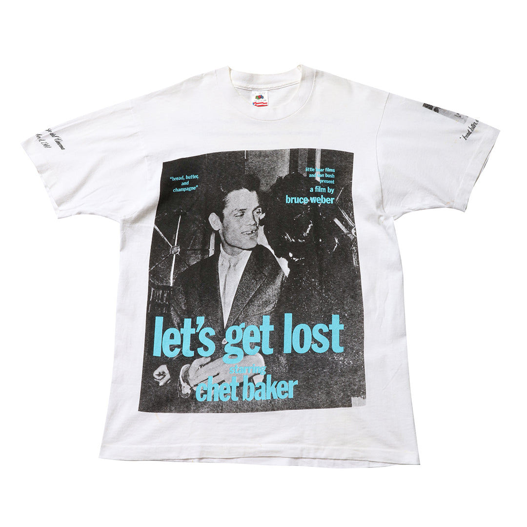 80s Let's get lost film by Bruce Weber t shirt +flyer