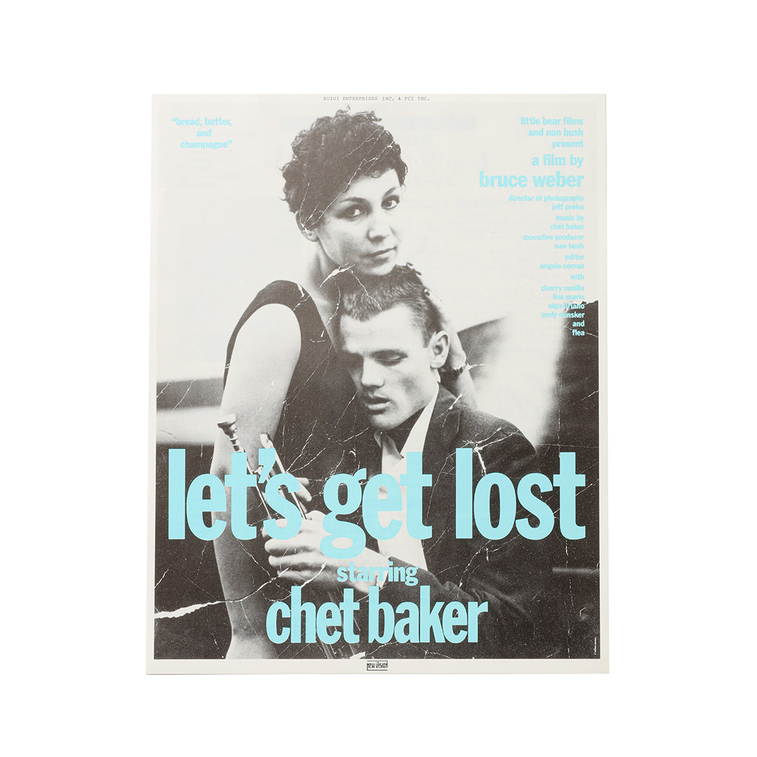 80s Let's get lost film by Bruce Weber t shirt +flyer – weber