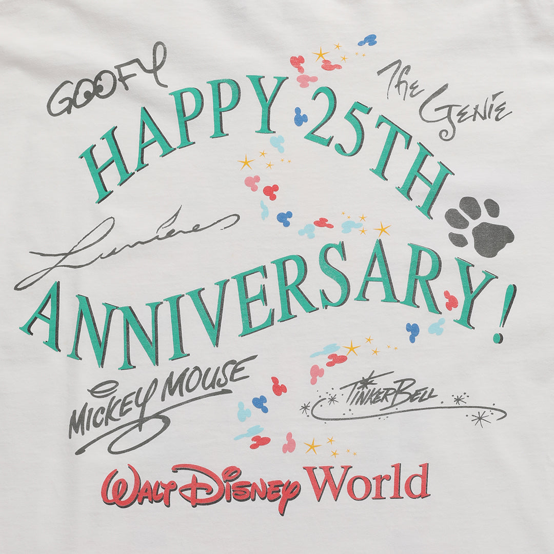 90s Walt Disney World 25th aniversary t shirt