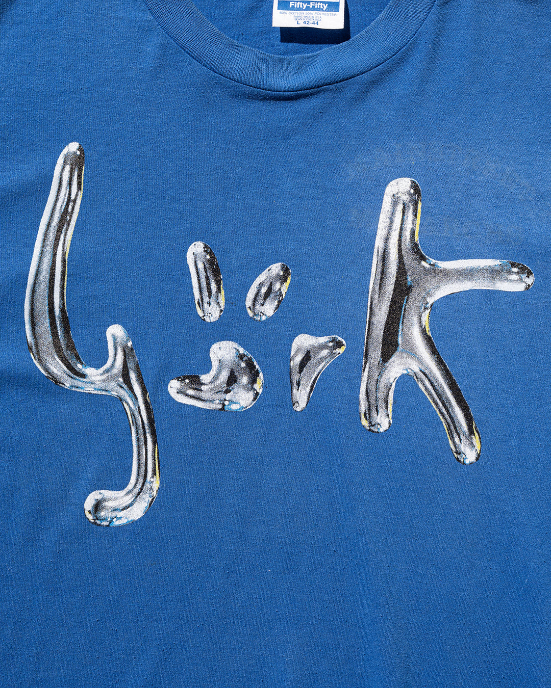 90s Bjork “Debut” Metallic Logo t shirt – weber