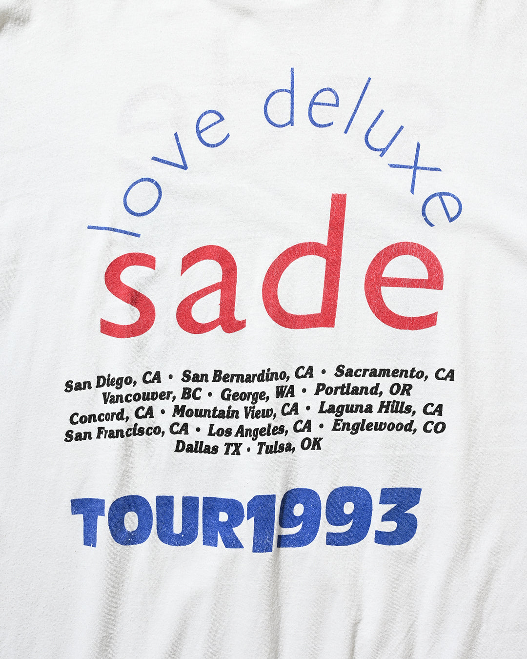 90s Sade love deluxe tour T shirt