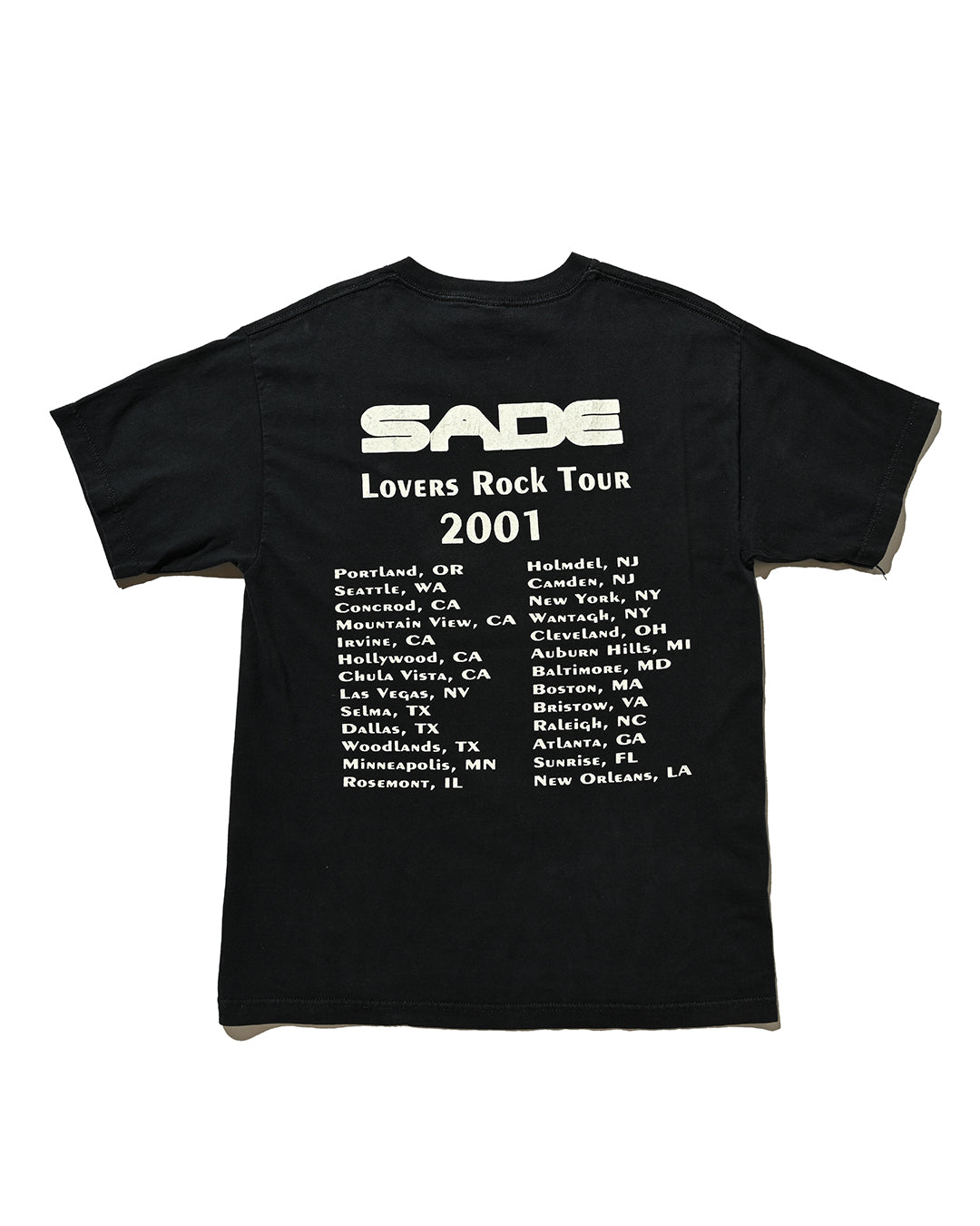 00s Sade "lovers rock"tour  T shirt