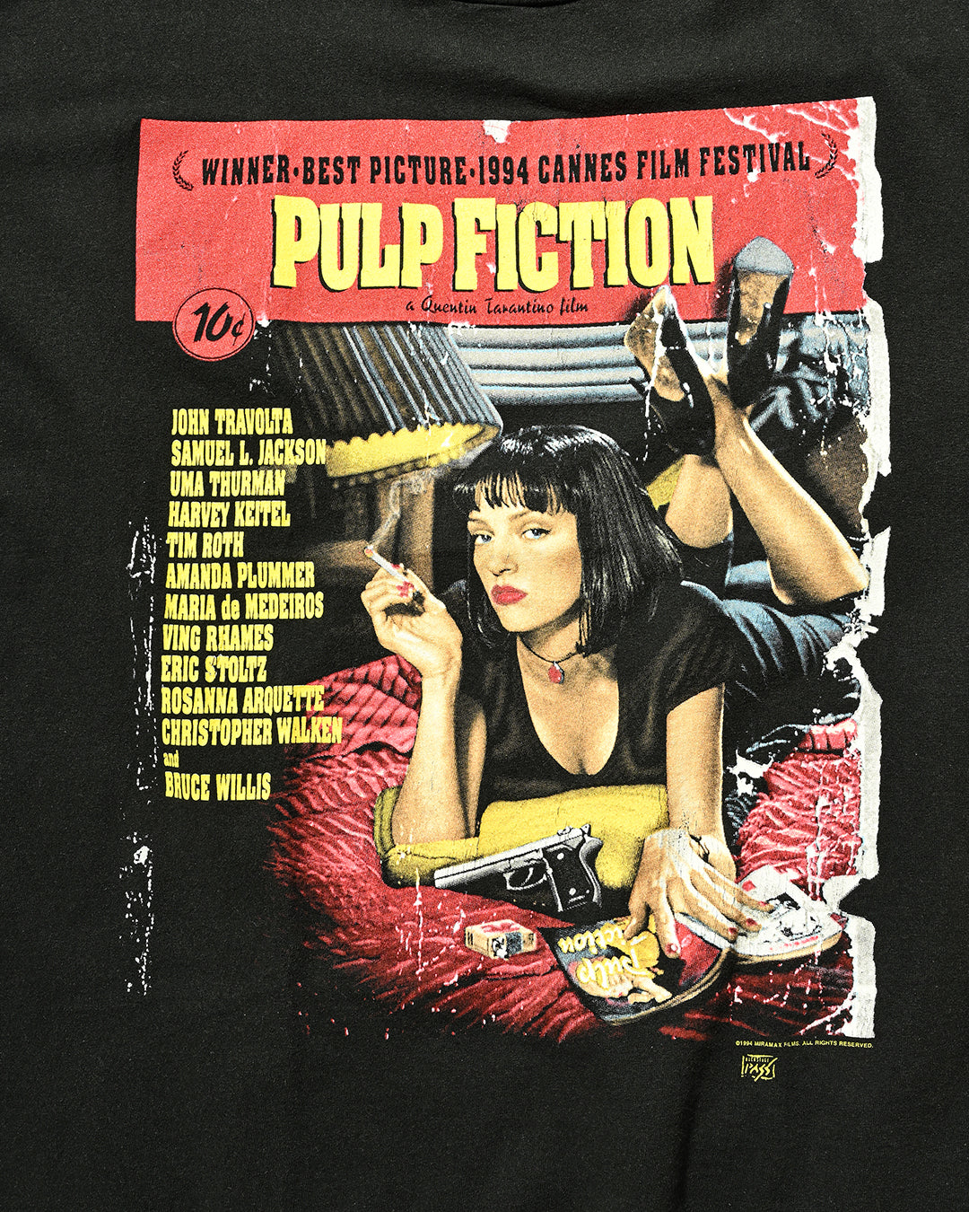 90s Pulp fiction "BACKSTAGE PASS" T-shirt