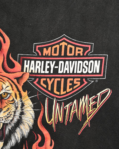 90s Harley-Davidson Long Sleeve t shirt[tiger]