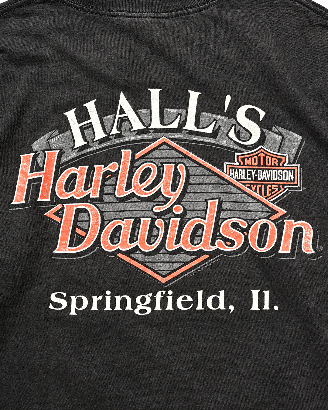 90s Harley-Davidson Long Sleeve t shirt[tiger]