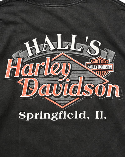 90s Harley-Davidson Long Sleeve t shirt[tiger]