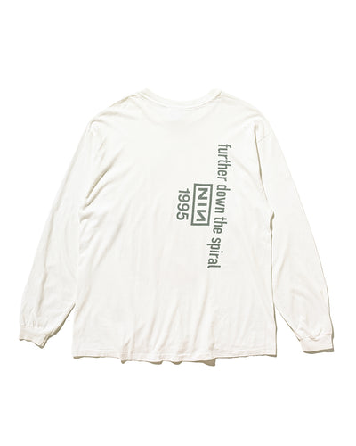 90s Nine Inch Nails "Further Down the Spiral" Long Sleeve  t shirt