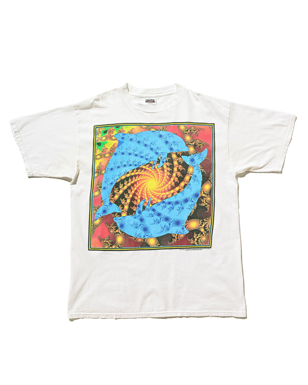 90s Fractal art t shirt