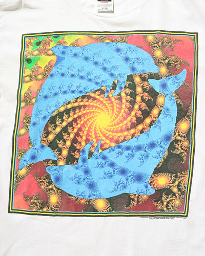 90s Fractal art t shirt