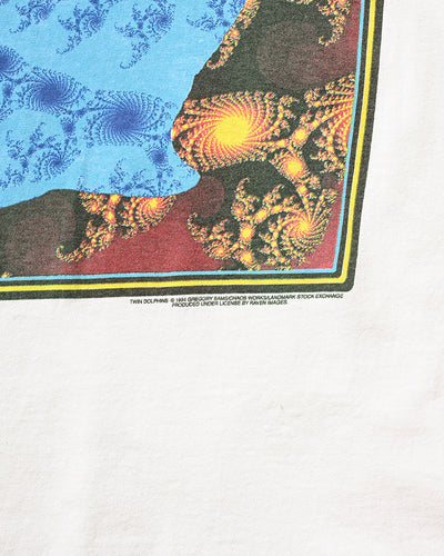 90s Fractal art t shirt