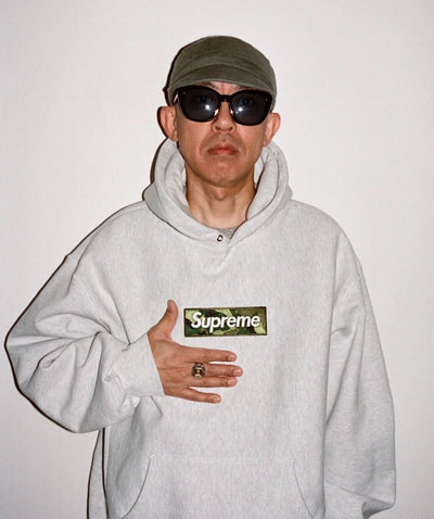 90s Supreme camouflage Box Logo hoodie