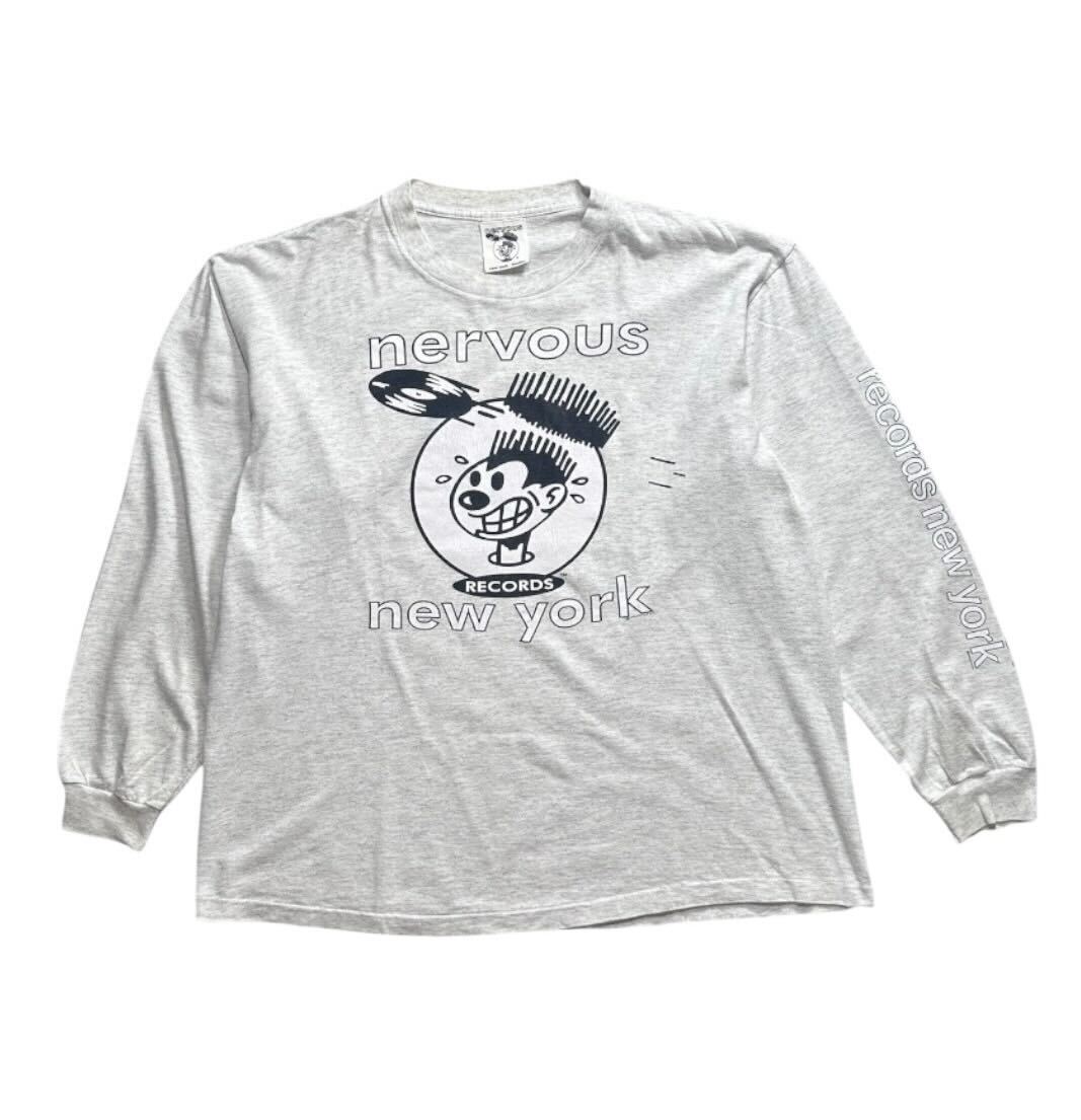 90s nervous records Long Sleeve Tshirt
