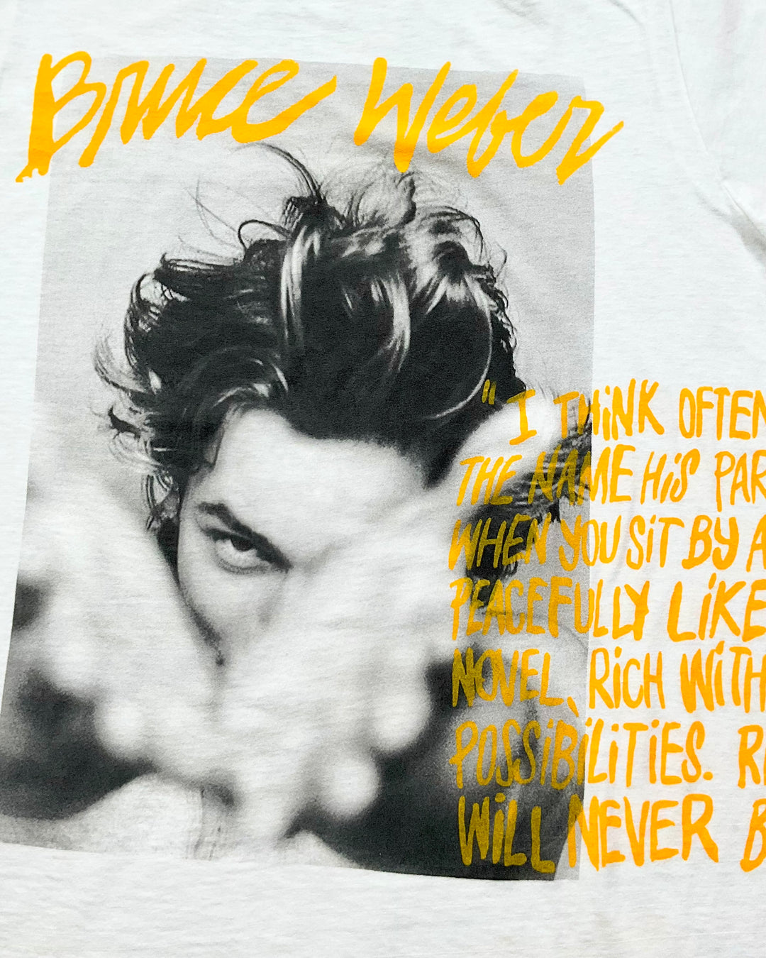 90s River Phoenix Tribute Photography by Bruce Weber T-shirt – weber