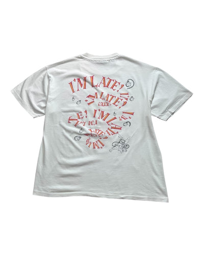 90s Alice's Adventures in Wonderland "White Rabbit" Tshirt