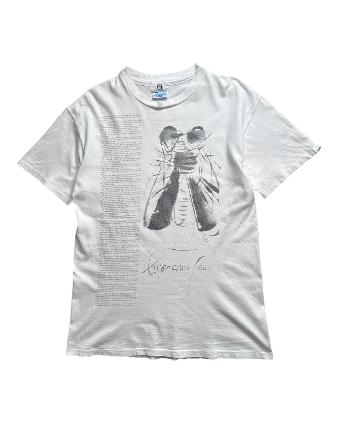 90s GOODENOUGH "蝉" T shirt