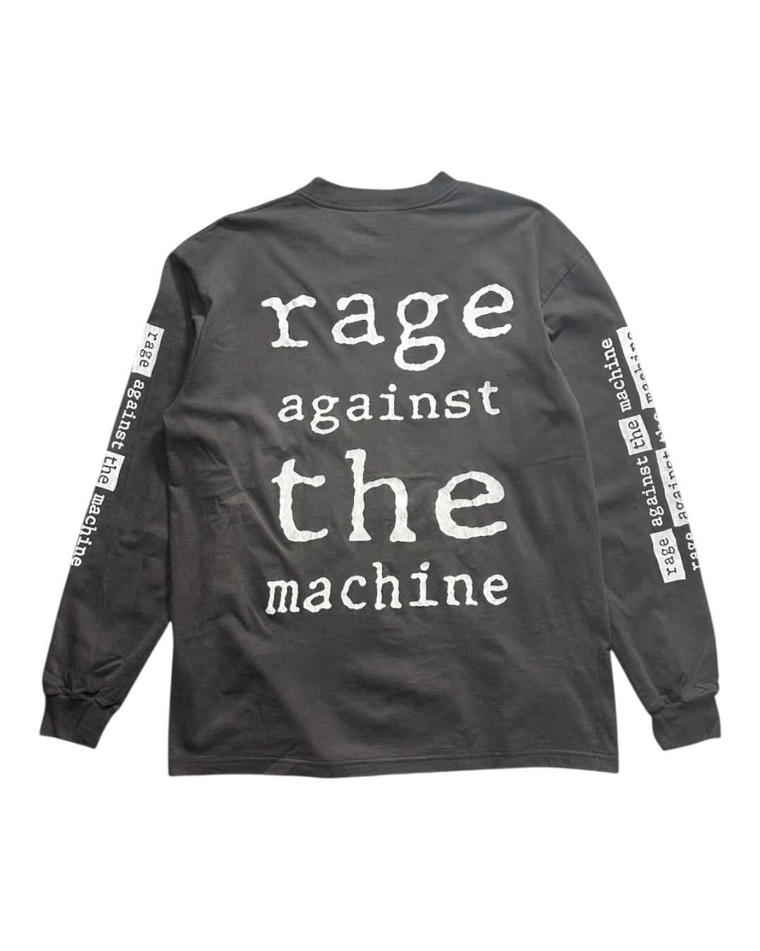 90s Rage Against the Machine "burning monk" Long Sleeve  T shirt