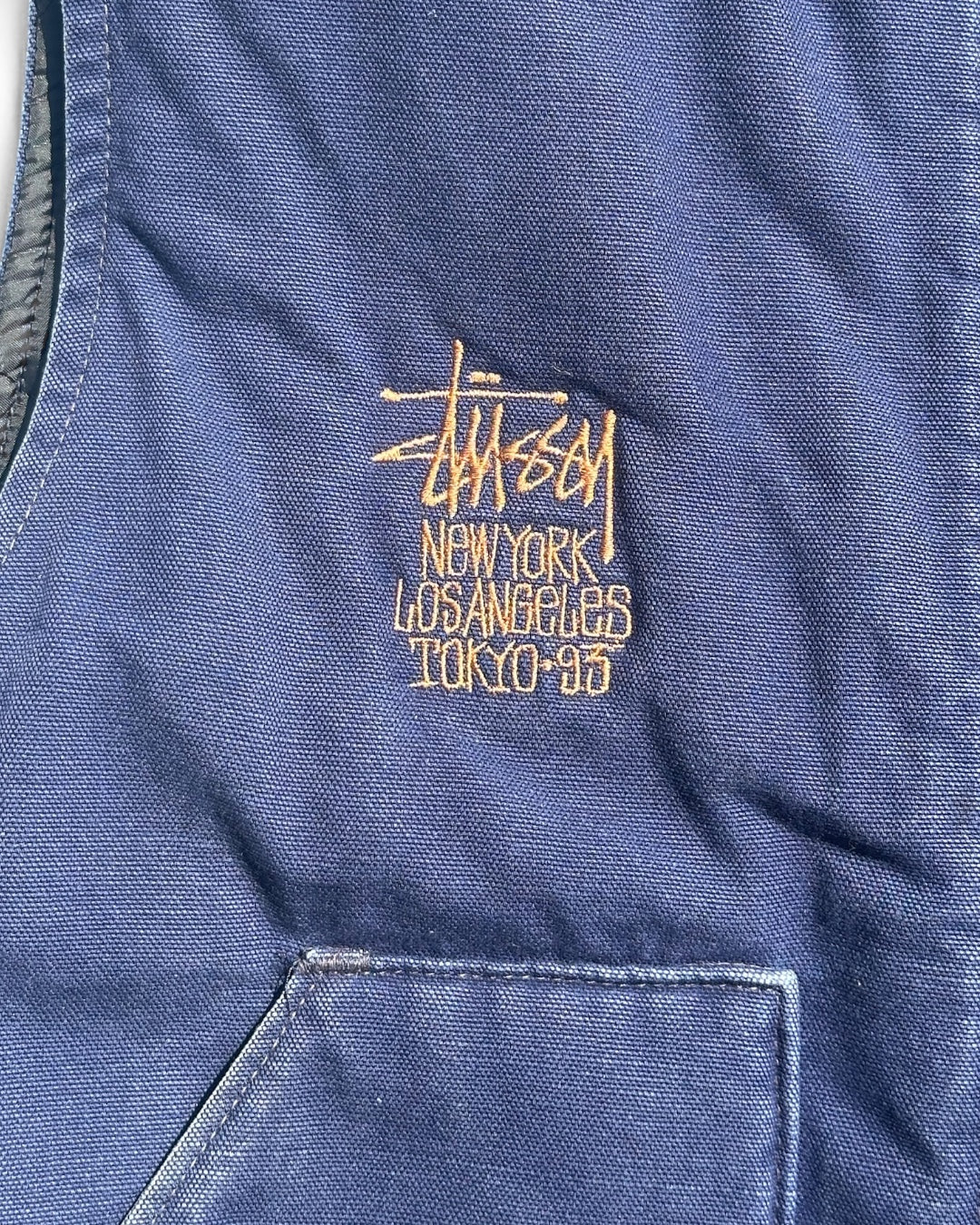 90s Stussy × Carhartt - NY, LA, TOKYO EDITION - '93 VEST – weber