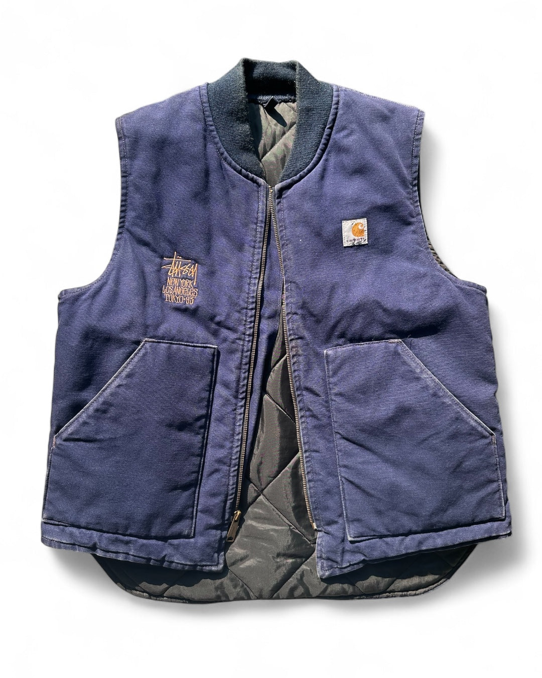 90s Stussy × Carhartt - NY, LA, TOKYO EDITION - '93 VEST – weber