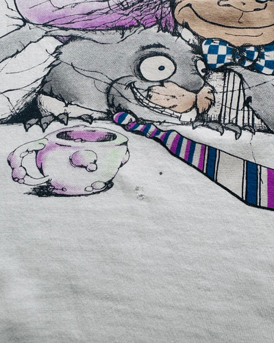 90s Alice's Adventures in Wonderland "Mad Hatter" Long Sleeve Tshirt