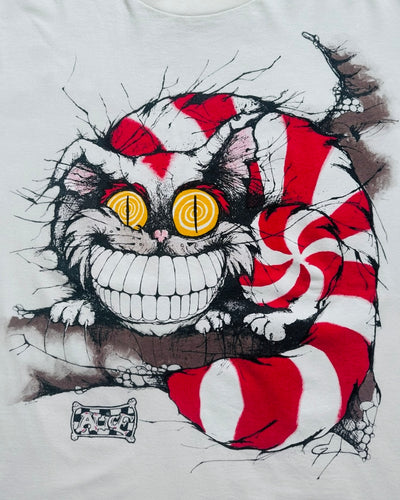 90s Alice's Adventures in Wonderland "CHESHIRE CAT" Tshirt