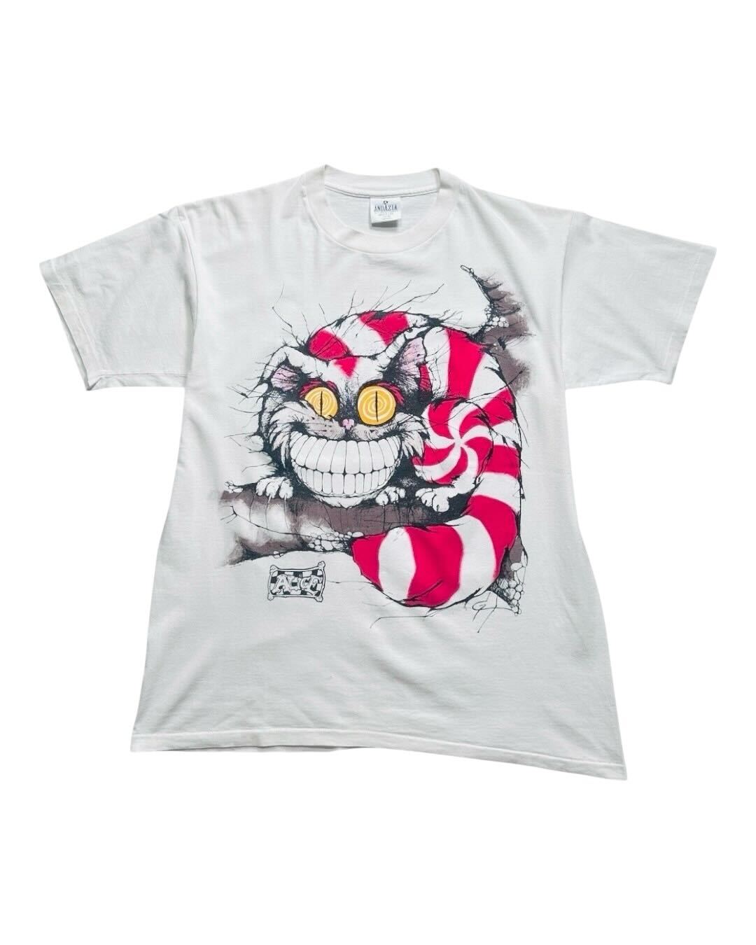 90s Alice's Adventures in Wonderland "CHESHIRE CAT" Tshirt