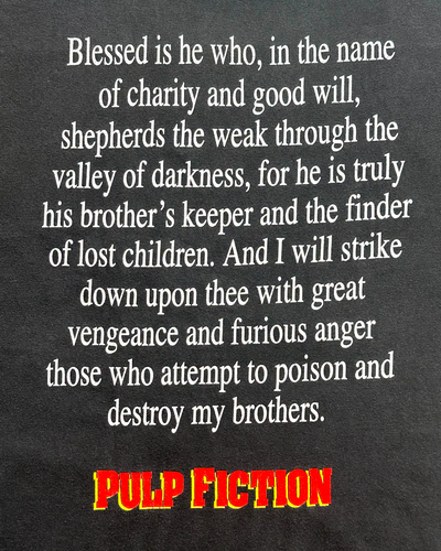 00s PULP FICTION TOY T shirt