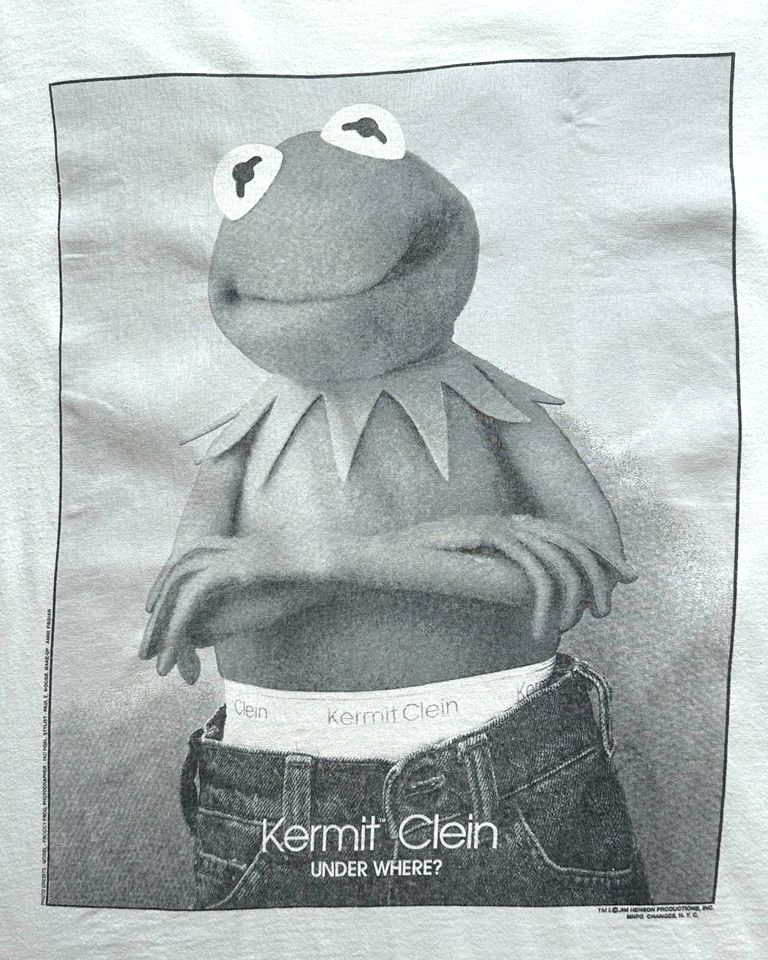 90s Kermit Calvin Klein Parody T shirt