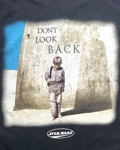 90s Star Wars Episode 1 "DON'T LOOK BACK" T shirt